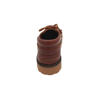 NÁUTICOS CLÁSICOS BENAVENTE UNISEX  CORDONES PIEL PULL CAMEL