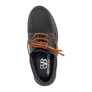 NÁUTICOS CLÁSICOS BENAVENTE UNISEX CORDONES PIEL PULL MARINO