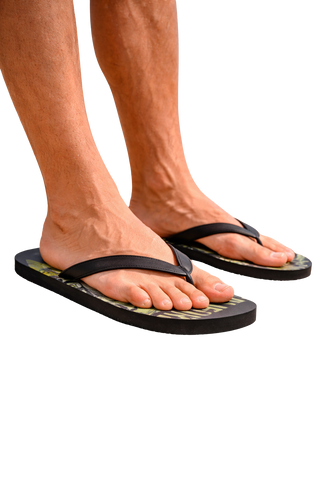 HOMBRE SANDALIA ESPADR BEACH TEXTILE NEGRO
