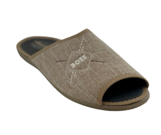 HOMBRE ZAPATILLAS DE ESTAR POR CASA BOSS BEIG