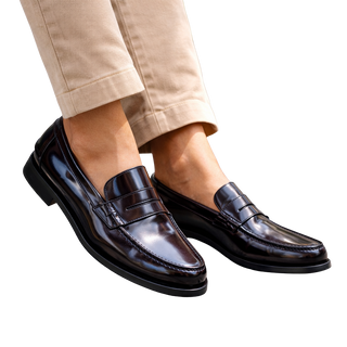 HOMBRE MOCASIN P/G ANTIFAZ BURDEOS