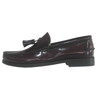 HOMBRE MOCASIN P/S BORLAS BURDEOS