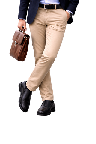 ZAPATO COMODO PIEL CESAR NEGRO