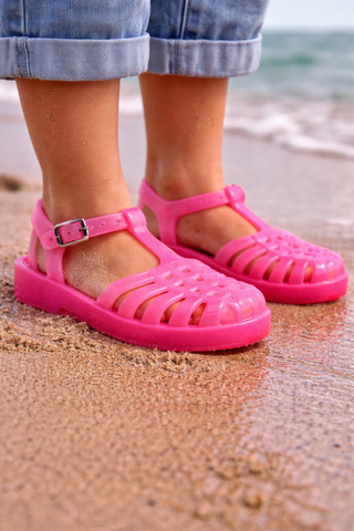 NIÑO SANDALIA IGOR NIZA FUCSIA