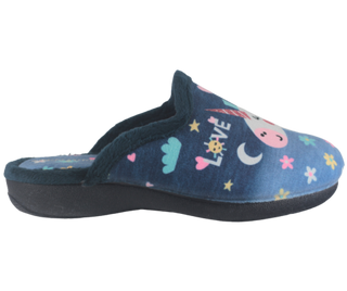 NIÑO ZAPATILLA DE ESTAR POR CASA SUAPEL UNICORNIO MARINO
