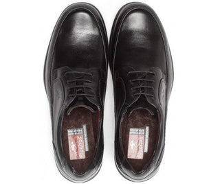 HOMBRE PIEL COMODO CORDONES AVE LUCA NEGRO