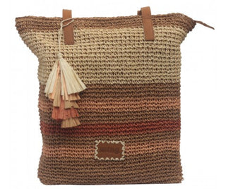 ACCESORIO T RAFIA PAPEL CAMEL NAT MELOCOTON CU