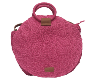 ACCESORIO IHURU RAFIA FUCSIA