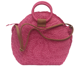 ACCESORIO IHURU RAFIA FUCSIA