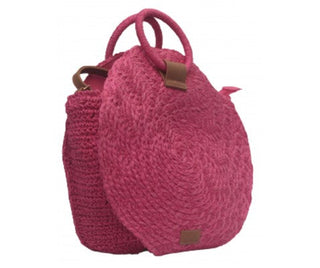 ACCESORIO IHURU RAFIA FUCSIA