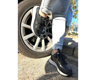 MUJER DEPORTIVA CLASSIC NEGRO/ESKAM PLATA