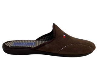 HOMBRE ZAPATILLAS DE ESTAR POR CASA ADEL MARRON