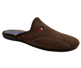 HOMBRE ZAPATILLAS DE ESTAR POR CASA ADEL MARRON