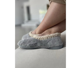 MUJER ZAPATILLAS DE ESTAR POR CASA 23103 AITANA GRIS