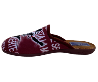 HOMBRE ZAPATILLAS DE ESTAR POR CASA SEVILLA ROJO