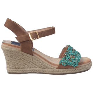 MUJER ESPARTO CORAL CAMEL