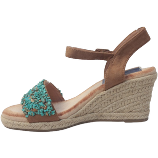 MUJER ESPARTO CORAL CAMEL