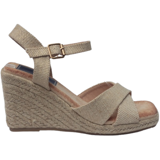 MUJER SANDALIA ESPARTO YASMINE APRICOT