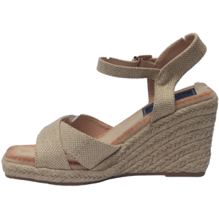 MUJER SANDALIA ESPARTO YASMINE APRICOT