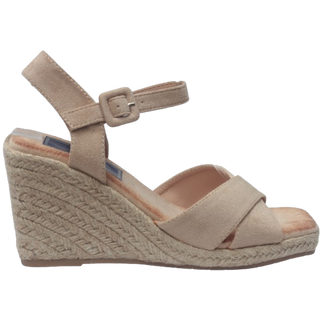MUJER SANDALIA ESPARTO YASMINE BEIGE