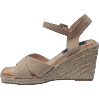 MUJER SANDALIA ESPARTO YASMINE BEIGE
