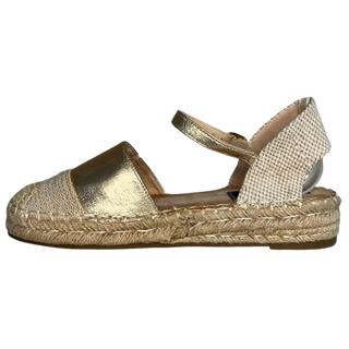 MUJER ESPARTO PENELOPE GOLD