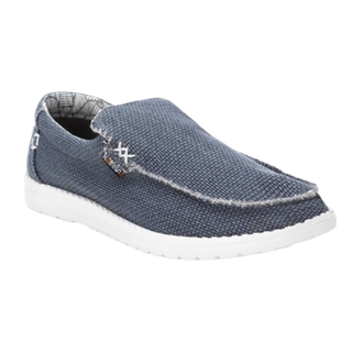 HOMBRE CASUAL ZAPATO MARINO