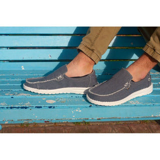 HOMBRE CASUAL ZAPATO MARINO
