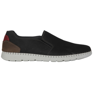 HOMBRE CASUAL ZAPATOS PEP NOBUCK MARINO