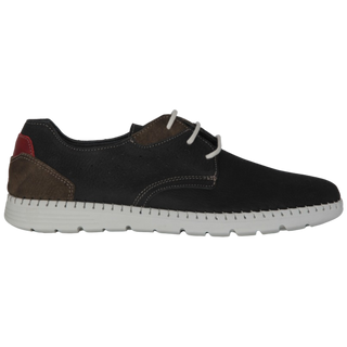 HOMBRE CASUAL ZAPATOS DARI NOBUCK MARINO