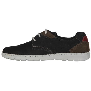 HOMBRE CASUAL ZAPATOS DARI NOBUCK MARINO