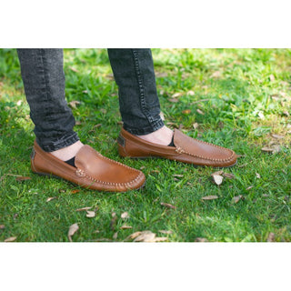 HOMBRE MOCASIN GARI GREEN CUERO