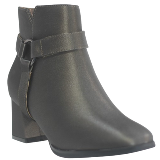 MUJER SXTM BOTIN TACON MEDIO PATRI METALIZADO