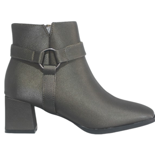 MUJER SXTM BOTIN TACON MEDIO PATRI METALIZADO