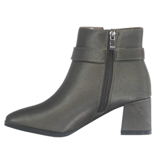 MUJER SXTM BOTIN TACON MEDIO PATRI METALIZADO