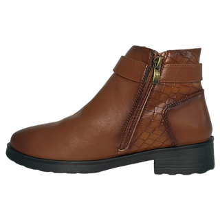 MUJER SXTM BOTIN TACON MEDIO AMOR CUERO