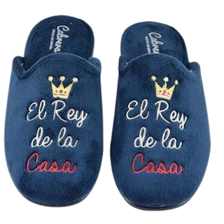 HOMBRE ZAPATILLAS DE ESTAR POR CASA EL REY DE LA CASA MARINO