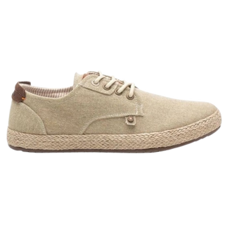 HOMBRE CASUAL ZAPATO CRO LONA BEIGE
