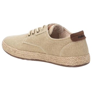 HOMBRE CASUAL ZAPATO CRO LONA BEIGE