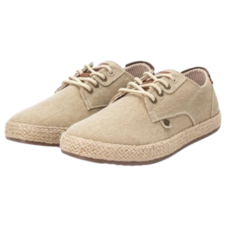 HOMBRE CASUAL ZAPATO CRO LONA BEIGE