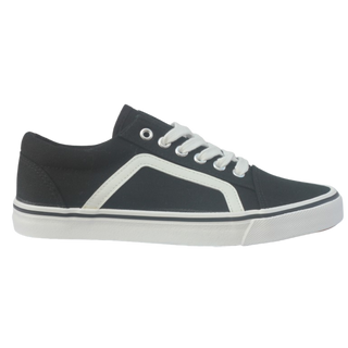 MUJER DEPORTIVA SUEDE NEGRO LONA