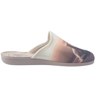 MUJER ZAPATILLAS DE ESTAR POR CASA 24501F4 SUAPEL BEIG