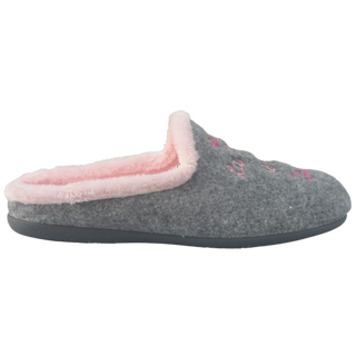 MUJER ZAPATILLAS DE ESTAR POR CASA ALIZA PICOS GRIS