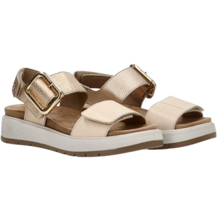 MUJER SANDALIA COMODA TIBET ALUMINIO RAW PLATI