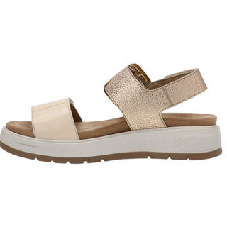MUJER SANDALIA COMODA TIBET ALUMINIO RAW PLATI