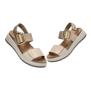 MUJER SANDALIA COMODA TIBET ALUMINIO RAW PLATI
