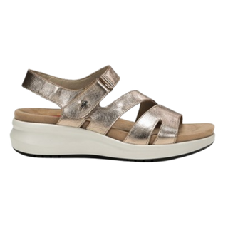 MUJER SANDALIA COMODA NIL LAMINADO CAVA