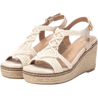MUJER SANDALIA FIESTA TEXTIL HIELO