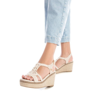 MUJER SANDALIA FIESTA TEXTIL HIELO