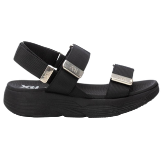 MUJER SANDALIA TEXTIL NEGRO